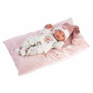 Llorens 73880 NEW BORN HOLČIČKA - realistická panenka miminko s celovinylovým tělem